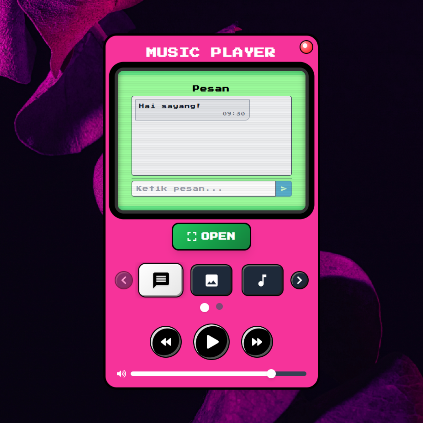 Music Player Retro